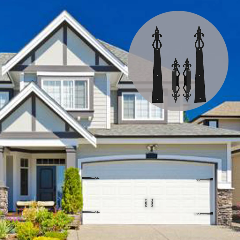 Декоративные петли LWZH для дома гаража набор аксессуаров винтовое крепление 2