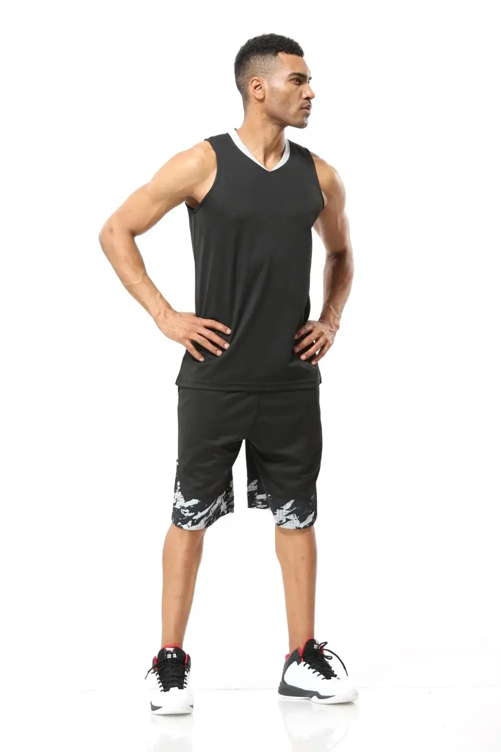 Мужская майка без рукавов для бега летняя тонкая тренировок баскетбола фитнеса