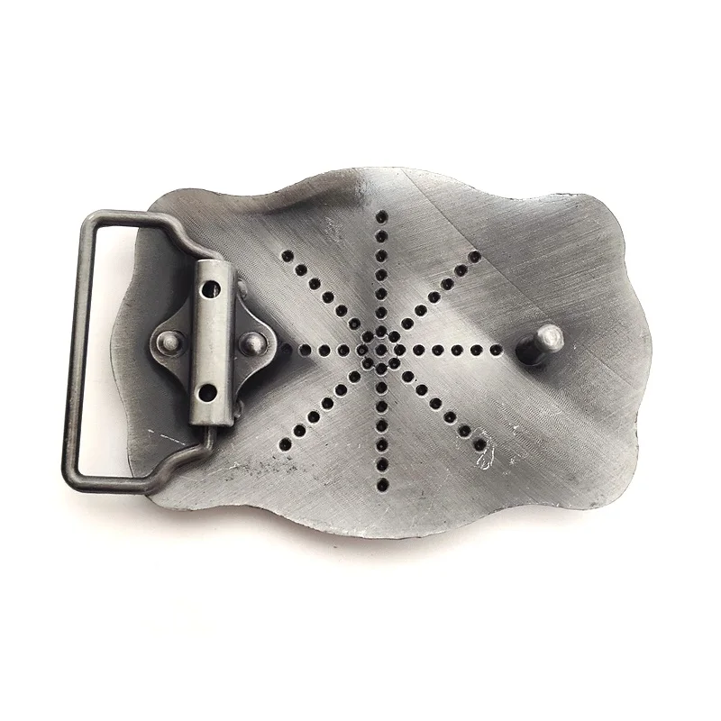 Ковбойская металлическая Цветочная пряжка для ремня в западном стиле мужские