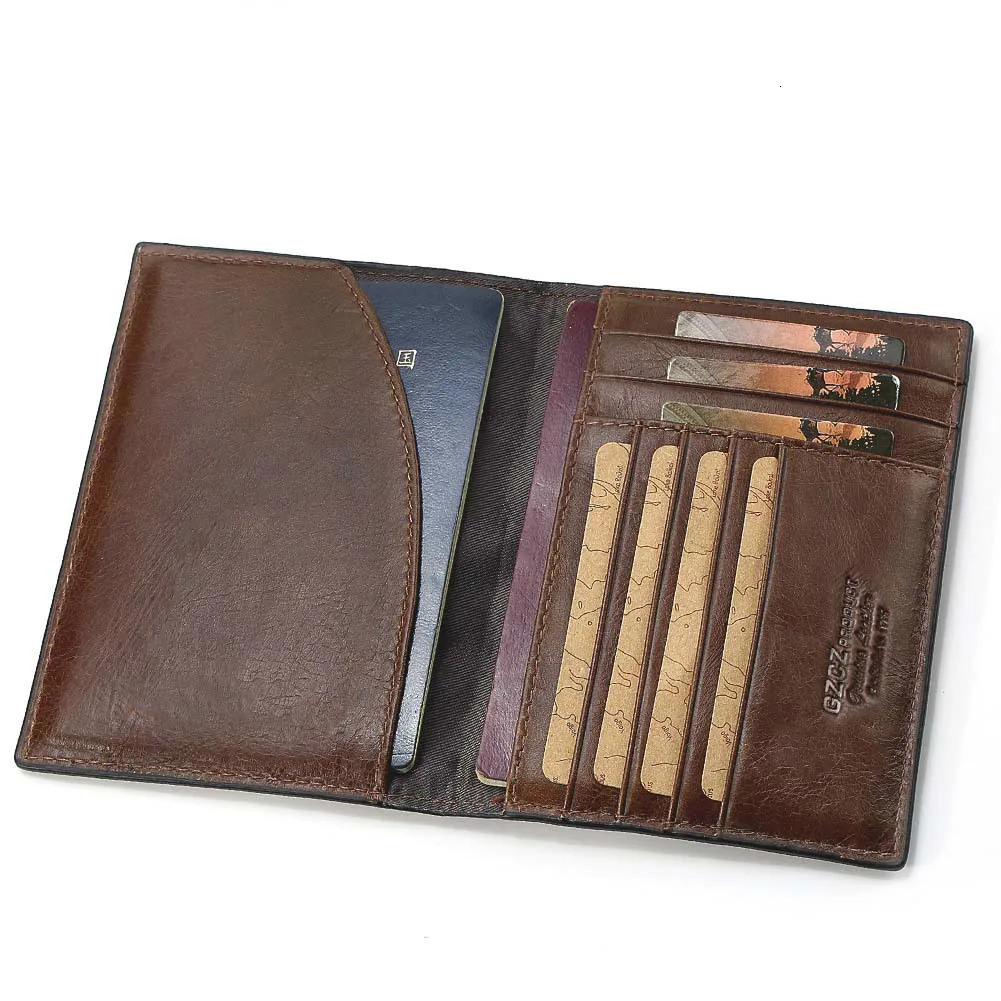 Распродажа кожаные бумажники для паспорта смешанный верхний слой Воловья кожа