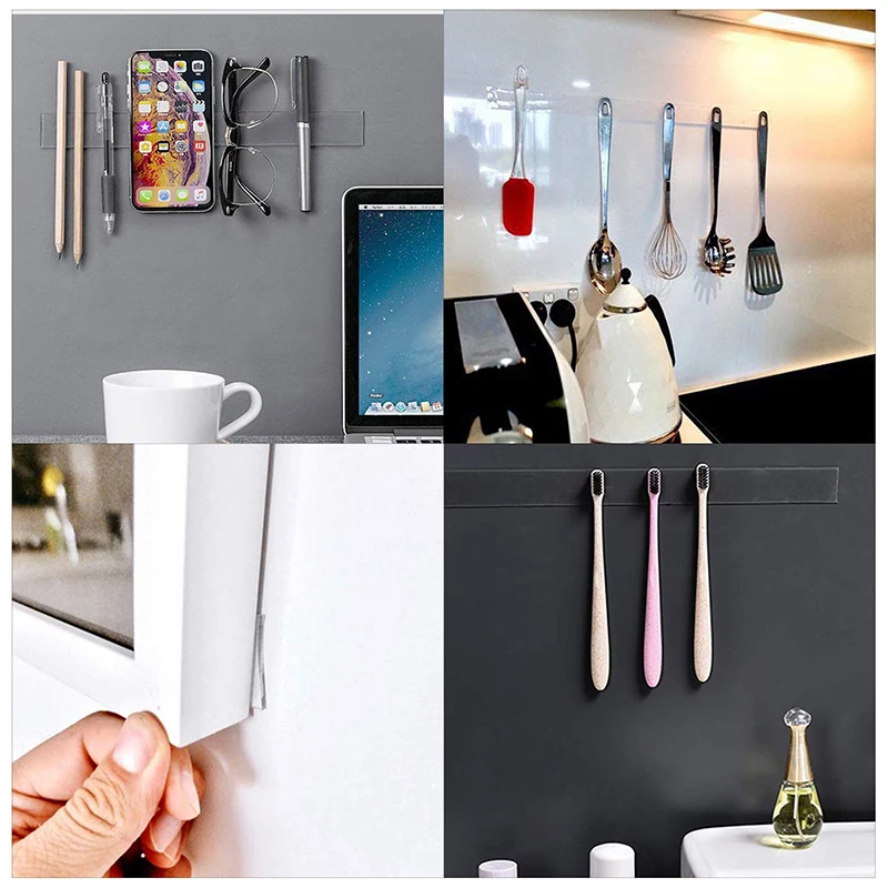 3М прозрачная двухсторонняя лента для лица на самоклеящейся основе для ванной комнаты, водонепроницаемая наклейка для автомобиля, суперпрочный силикон dobble on.