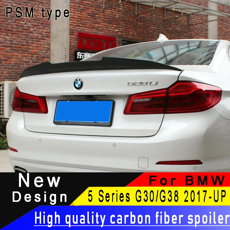Высококачественный спойлер из углеродного волокна для BMW 5 серии G30 530i 540i 2017UP |