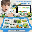 280 шт.компл. высокотехнологичный конструктор WeDo 2,0, совместимый с 45300 Wedo 2,0, Обучающие игрушки сделай сам