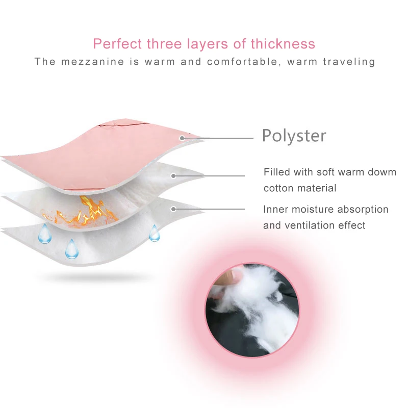 Осенне зимний теплый детский спальный мешок для коляски мягкий ребенка