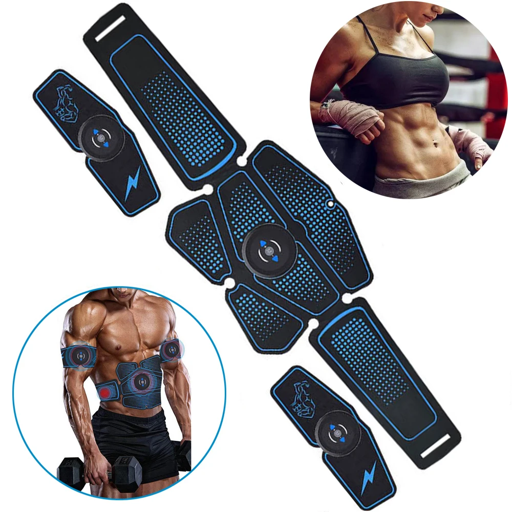 Управление USB зарядка домашний пояс массажный стимулятор мышц живота Тонер для
