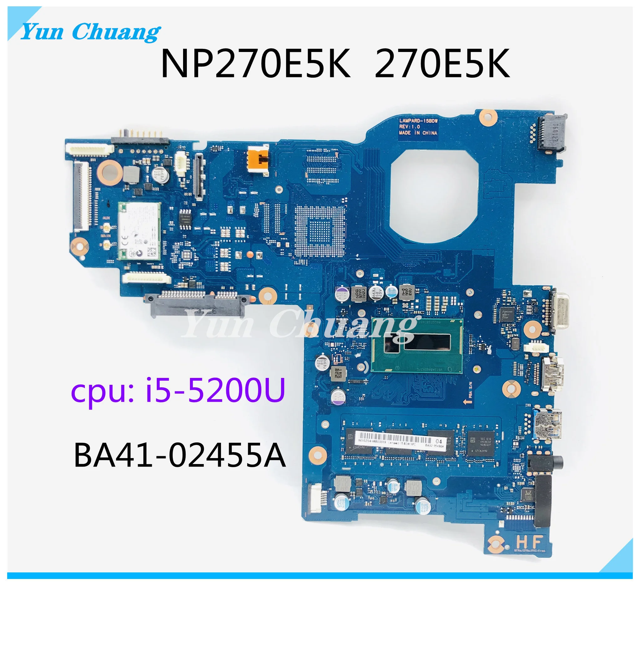 Материнская плата для ноутбука SAMSUNG NP270E5K 270E5K с SR23Y | Компьютеры и офис