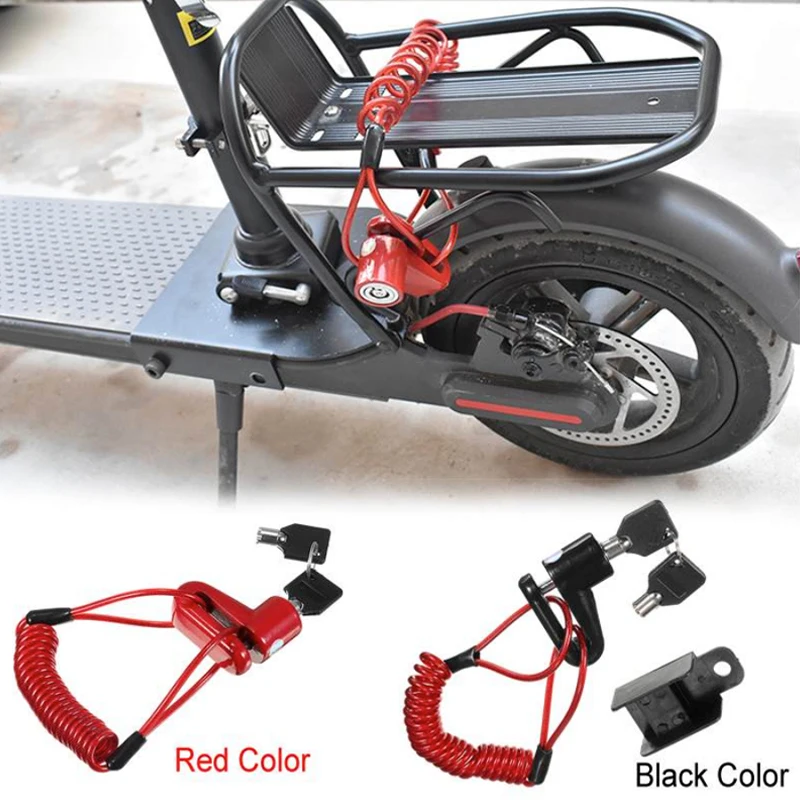

Anti-Theft Disc Brakes Lock with Steel Wire for Xiaomi Mijia M365 MI Electric Smart Scooter Skateboard Wheels Lock Theft-Proof