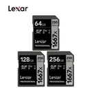 Карта памяти Lexar Professional 1667x PRO SDXC, 128 ГБ, 256 ГБ, класс 10