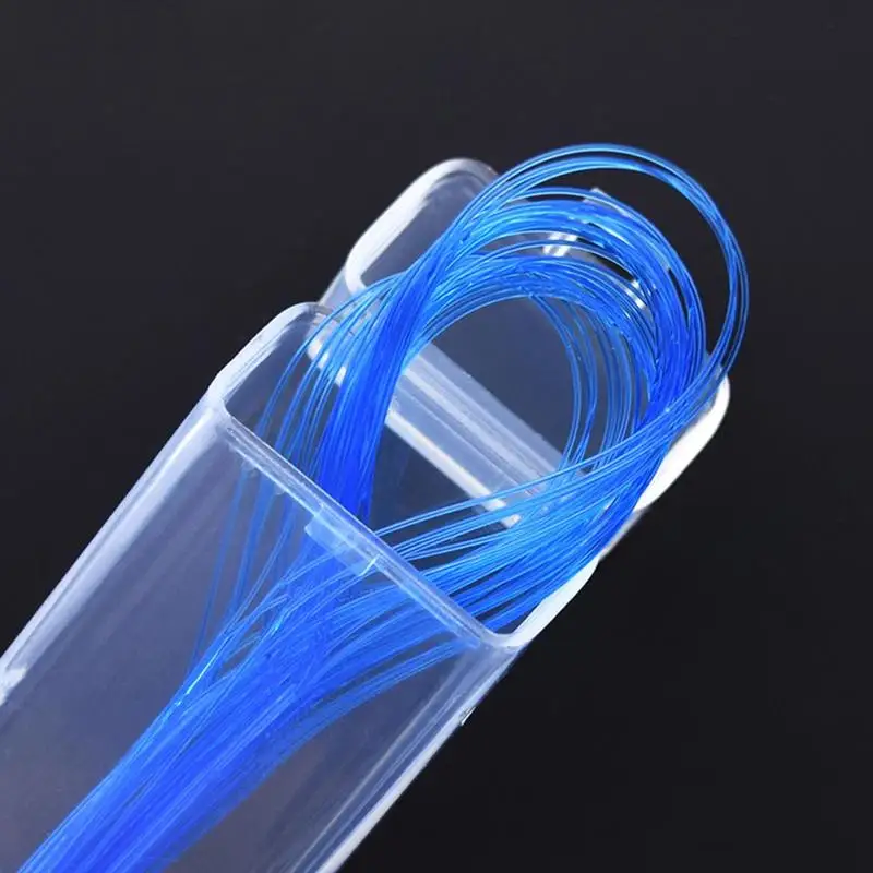Цветной случайный стоматологический для ротовой полости нить Threader flossing игла игрушка износ свинцовые обручи для коррекции через свинцовые подтяжки стальная зубная тяга