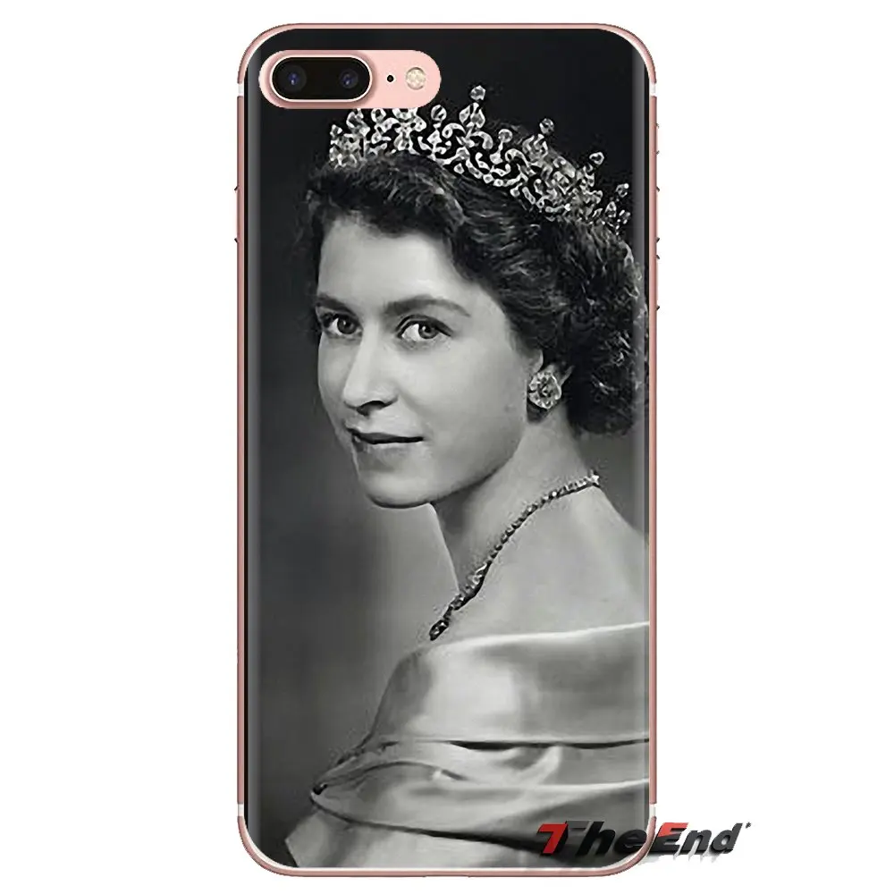 For HTC One U11 U12 X9 M7 M8 A9 M9 M10 E9 Plus Desire 630 530 626 628 816 820 830 The Queen Elizabeth II Princess TPU Skin Cover |