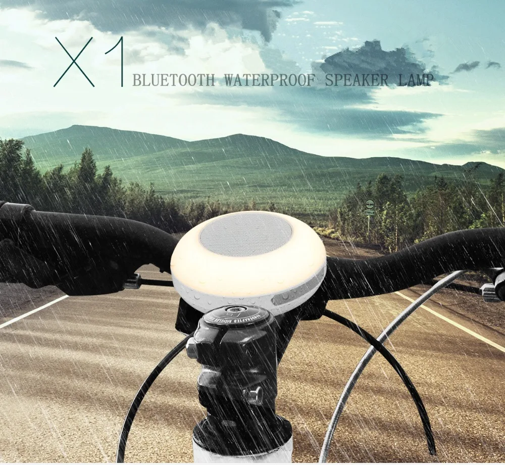 ZoeSeong X1 Беспроводной Bluetooth Динамик светодиодный Красочные ночника с сенсорным