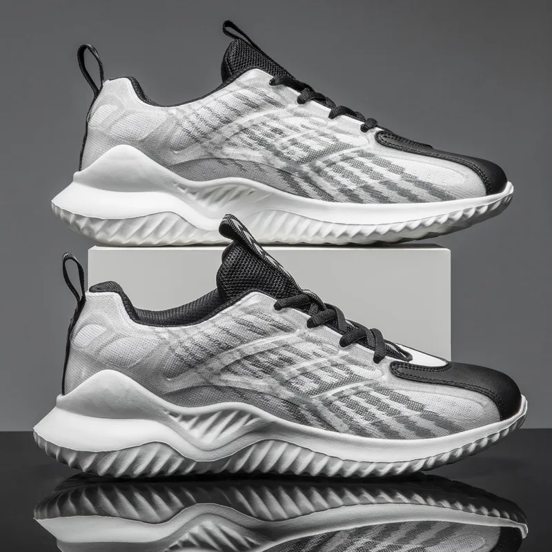 

Высококачественные мужские кроссовки; Модная повседневная мужская обувь; Уличные Нескользящие кроссовки для бега; Сезон осень-зима; Лидер ...