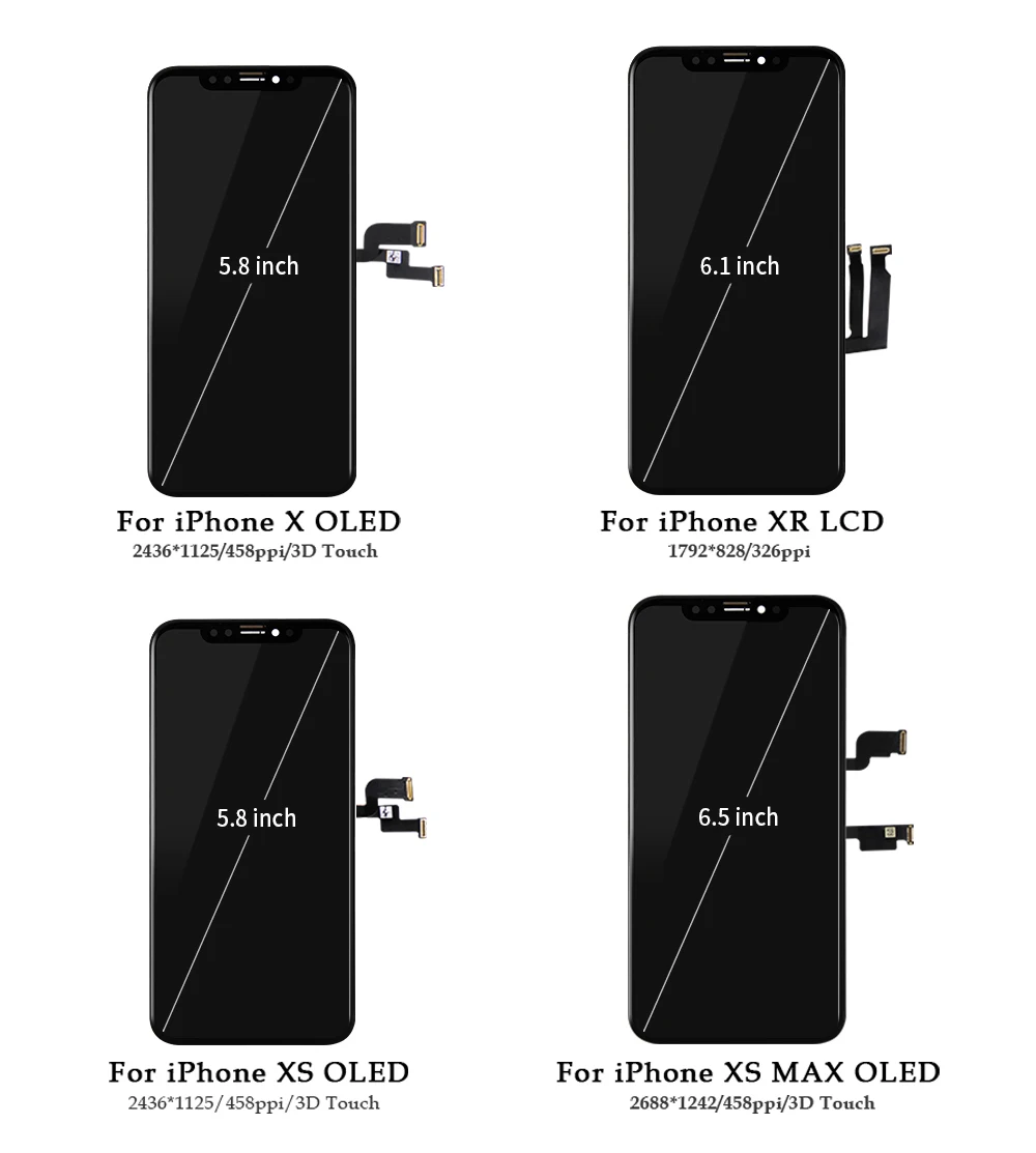 AAA+++ для iPhone X OLED с 3D сенсорным дигитайзером в сборе без битых пикселей ЖК-экран сменный дисплей для iPhone ЖК-дисплей с подарком