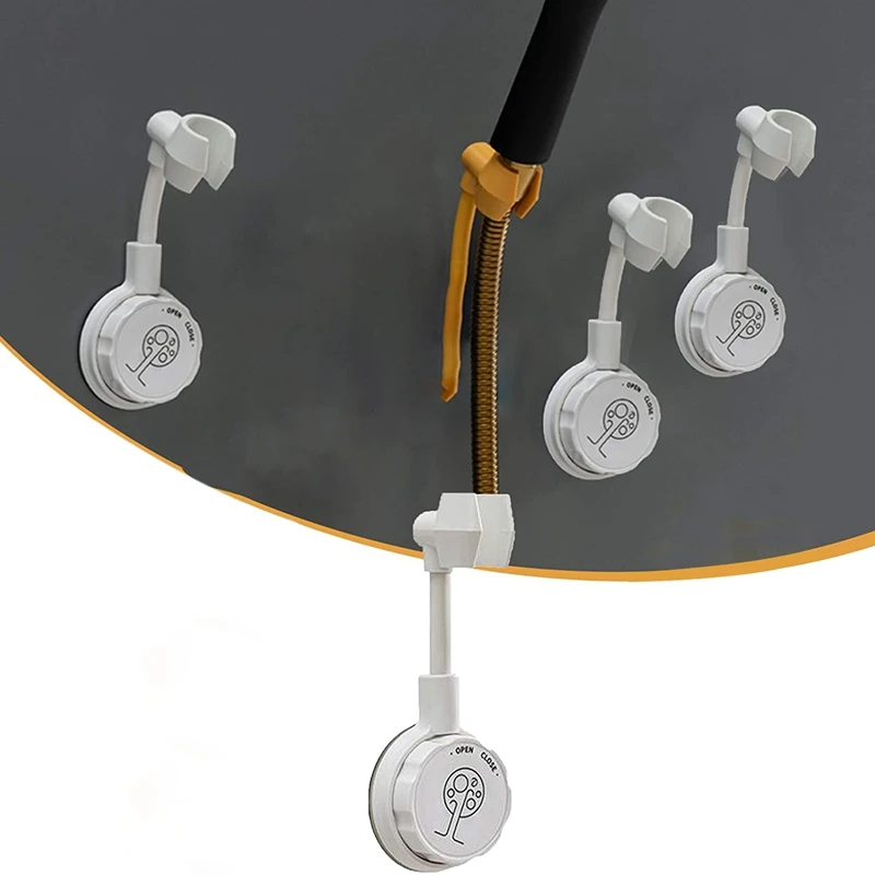 

Shower Head Bracket Handheld Shower Head Bracket Adjustable Wall-Mounted Bracket Handheld Punch-Free Nozzle Bracket