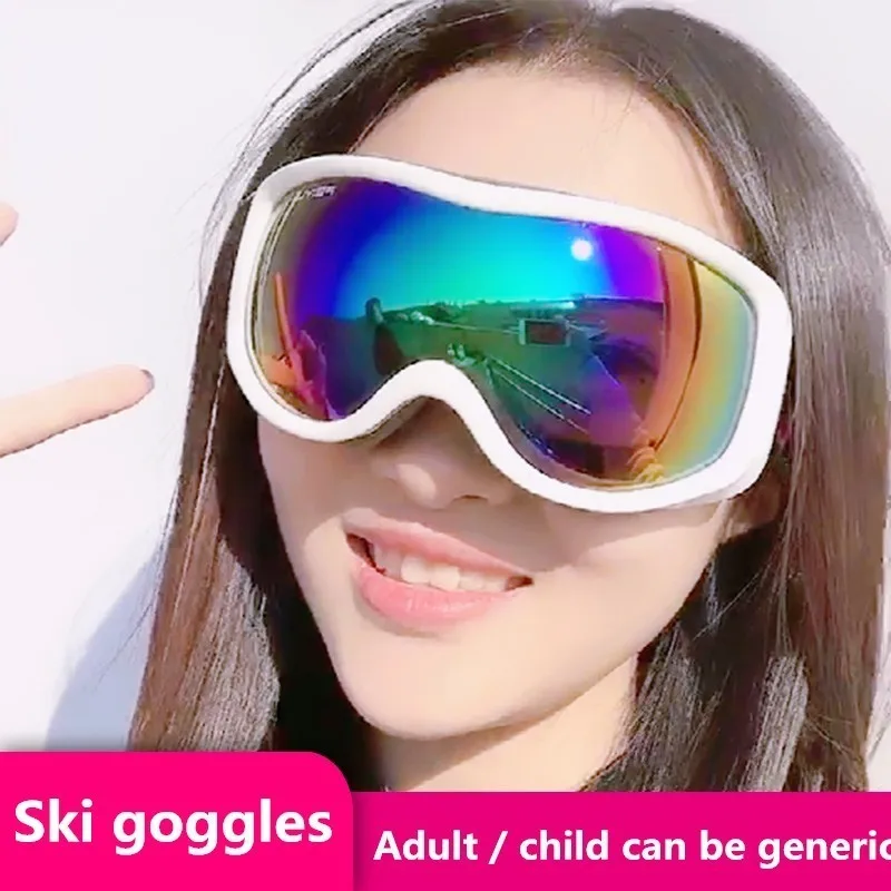 

Adult Ski Goggles Snowboarding Skiing Glasses Outdoors Snow Sports Anti-fog Lens Men Women Snowboard Snowmobile climbing Eyewear