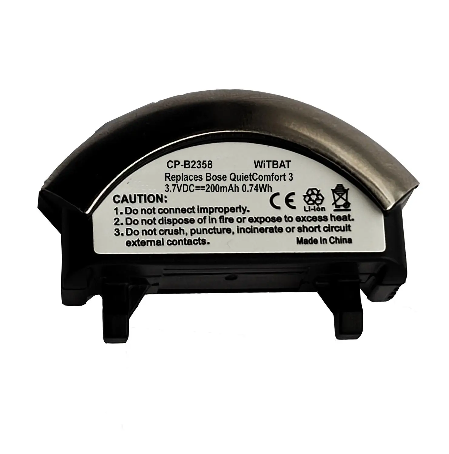 

Аккумулятор емкостью 200 мАч для Bose QuietComfort 3 ,40228,40229,NTA2358