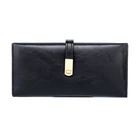 Ультратонкий милый Длинный кошелек из матовой кожи для женщин, кошельки для телефона для женщин, держатель для карт, свежий Кошелек для монет для девочек, магнитный засов