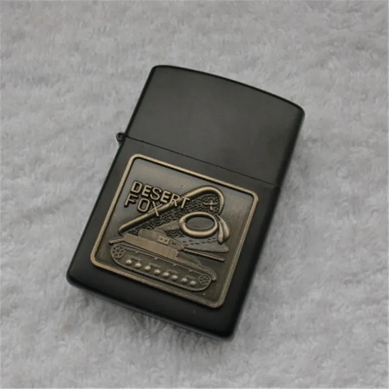 Бензиновая зажигалка металлическая сигаретная керосиновая масляная кремневая