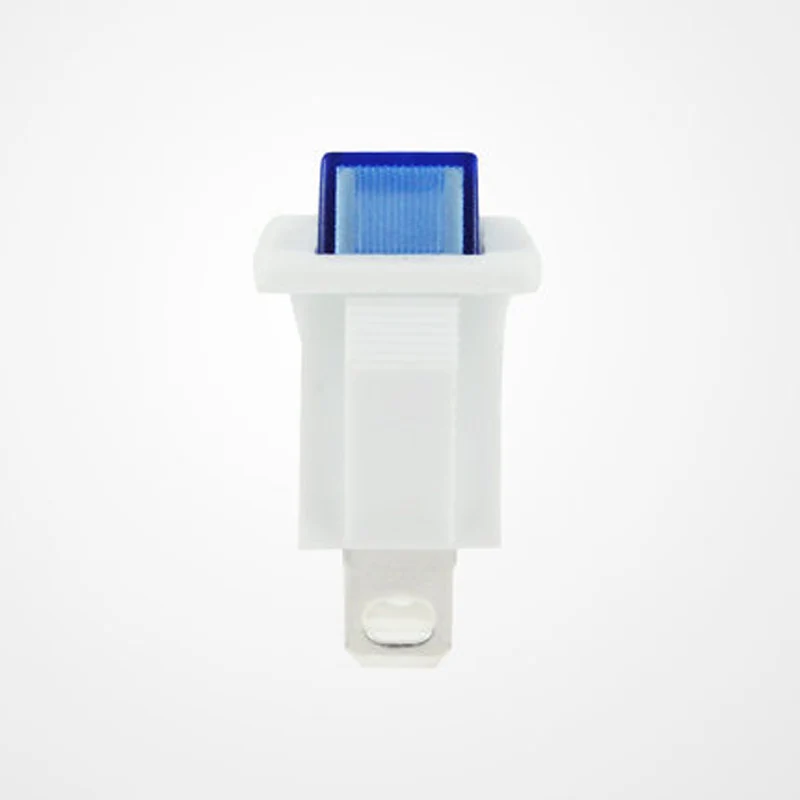 Кнопочный переключатель 3 контакта 30 х15 мм 10 шт. белого и синего цвета из прочной