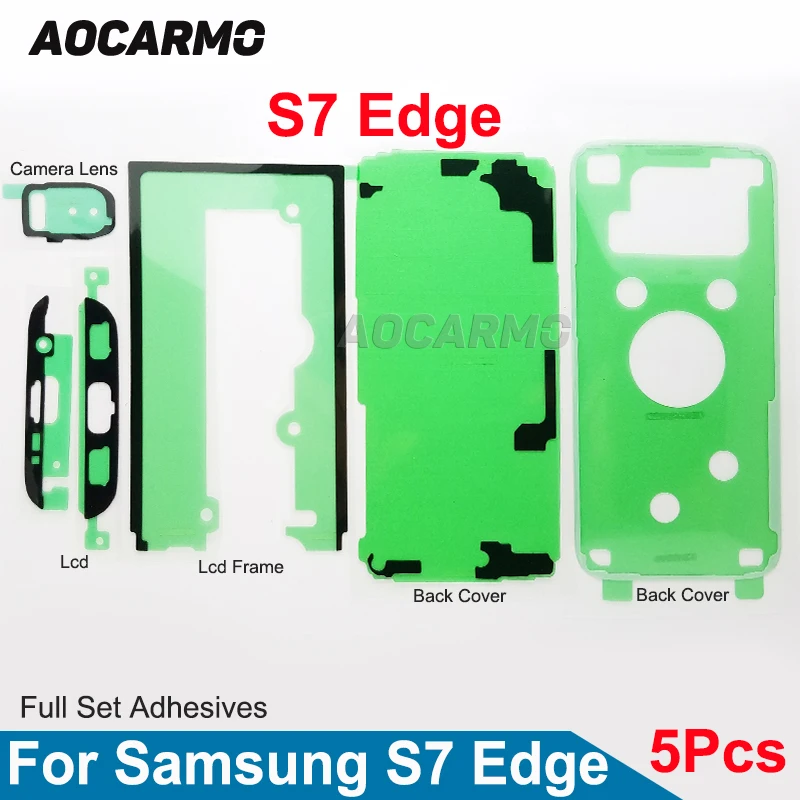 Aocarmo 5 комплектов ЖК экран + задняя крышка аккумулятор объектив камеры клей полный