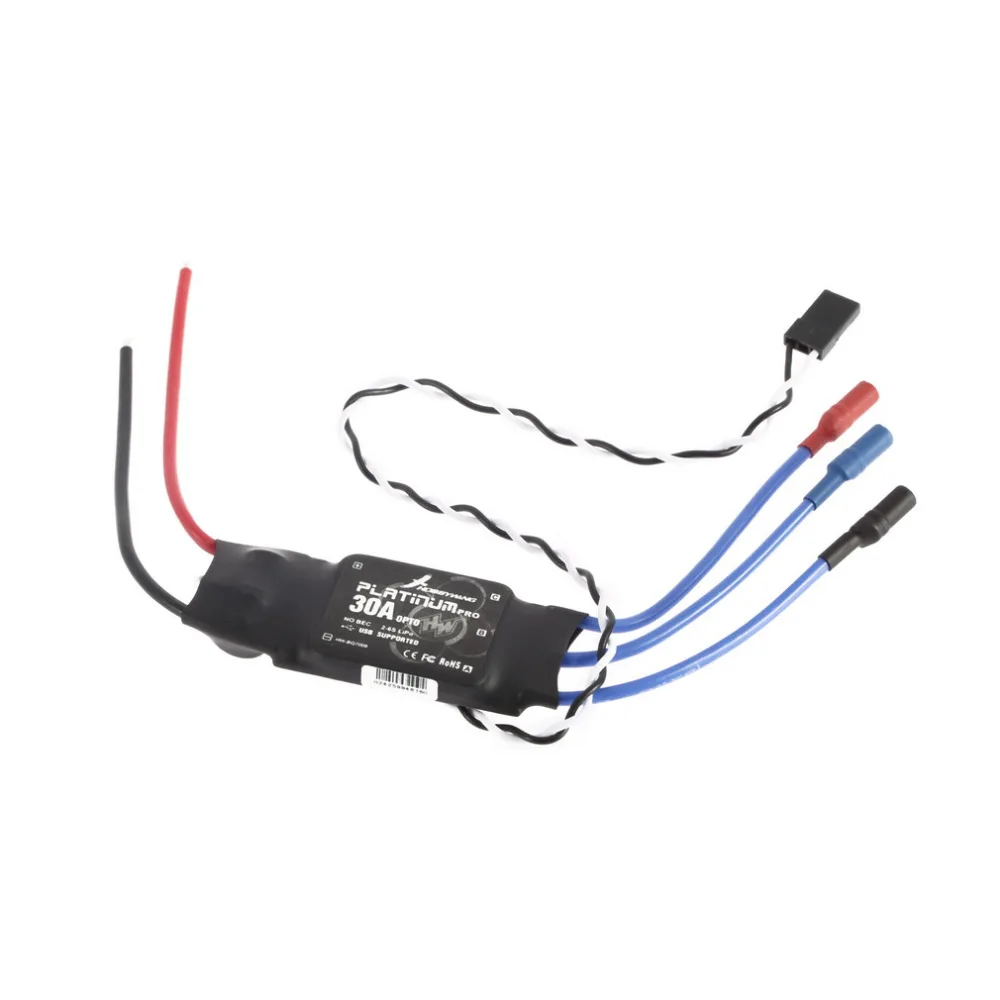 Hobbywing Platinum 30A OPTO PRO Cob ESC 2S до 6S контроллеры скорости мультироторный вертолет