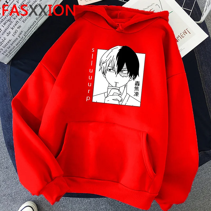 

Толстовка с надписью «Моя геройская Академия», Boku, без героев академии, Bakugo, Todoroki, Мужская Корейская одежда большого размера, свитшоты 2021