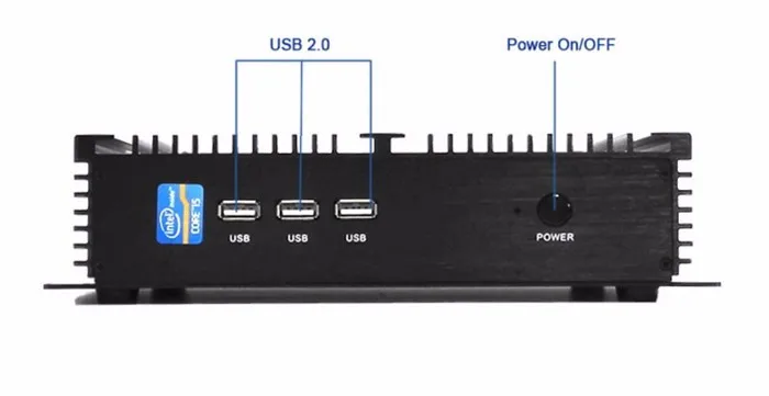 Core i7 5500U i5 4200U i3 5005U barebone Мини ПК i5 все совместимые minipc windows промышленный безвентиляторный дизайн ПК Мини Размер