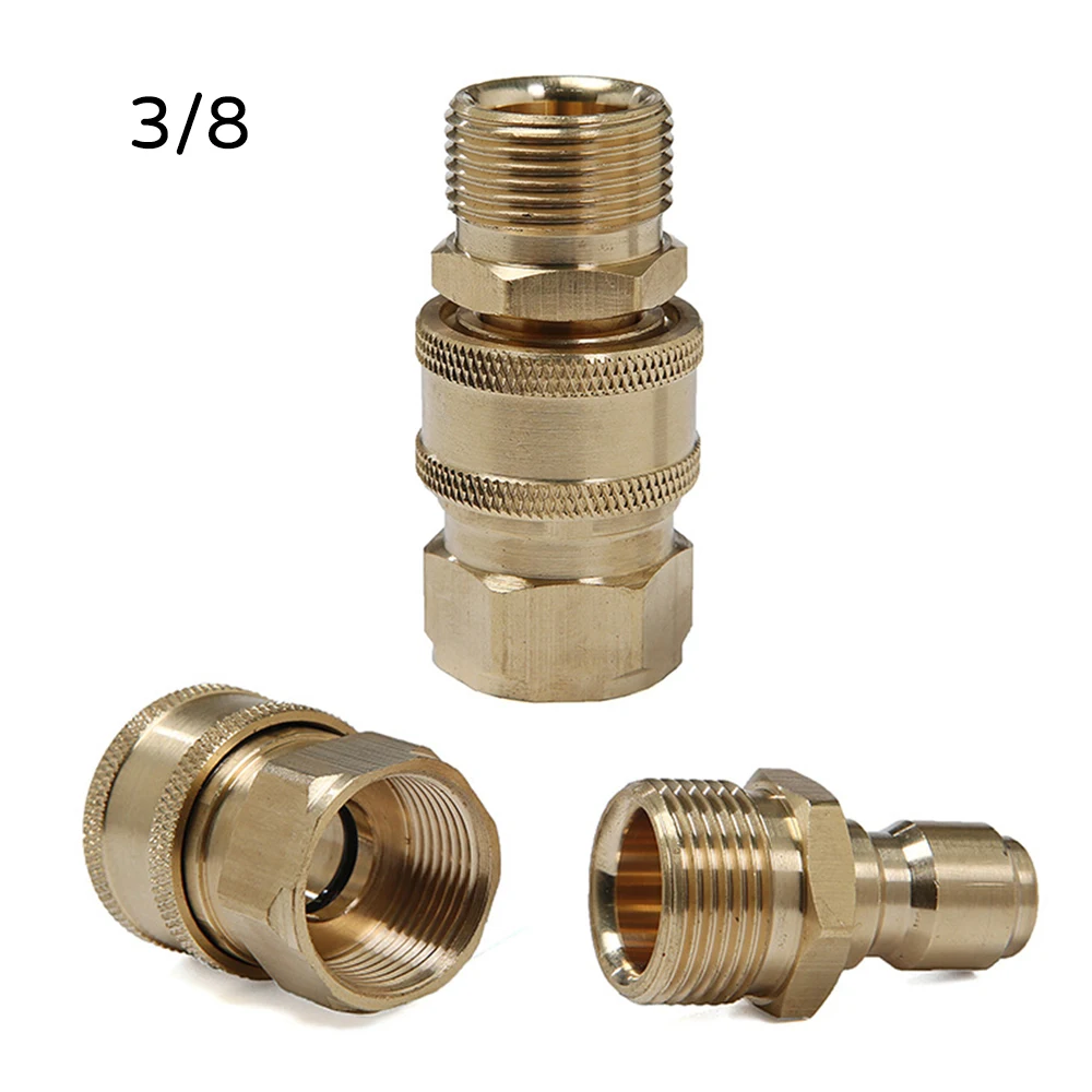 

1 Piece New Car Washer Connector Adapter M22 Female + 3/8 "Quick Plug Disconnect For High-pressure Head Special Accessories
