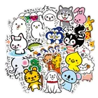 103050 шт. милые Мультяшные животные лес клуб граффити чехлы на колесиках для ноутбука мобильного компьютера скейтборда наклейка украшение