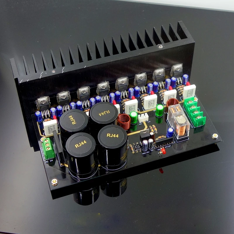 Плата параллельного усилителя мощности LM1875 4 ядра класс А|Усилители мощности| |