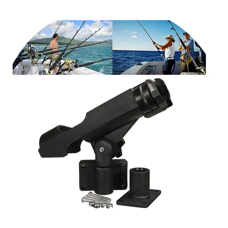 Держатель для удочки лодки вращающийся пластиковый кронштейн подставка рыбалки