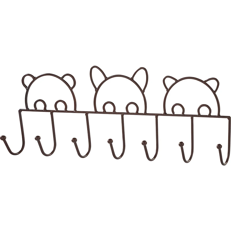 

Strong viscose door back hook wall seamless nail-free sticky hook wall hanger bathroom wall punch-free rack