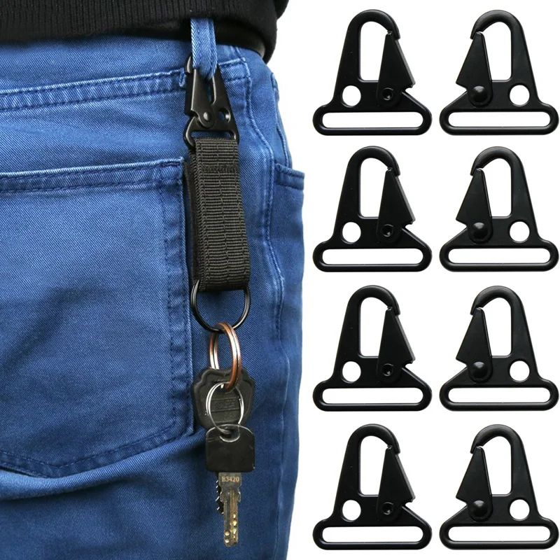 Горячая БЫСТРОРАЗЪЕМНАЯ петля карабин пружинный зажим Брелок пряжка Открытый