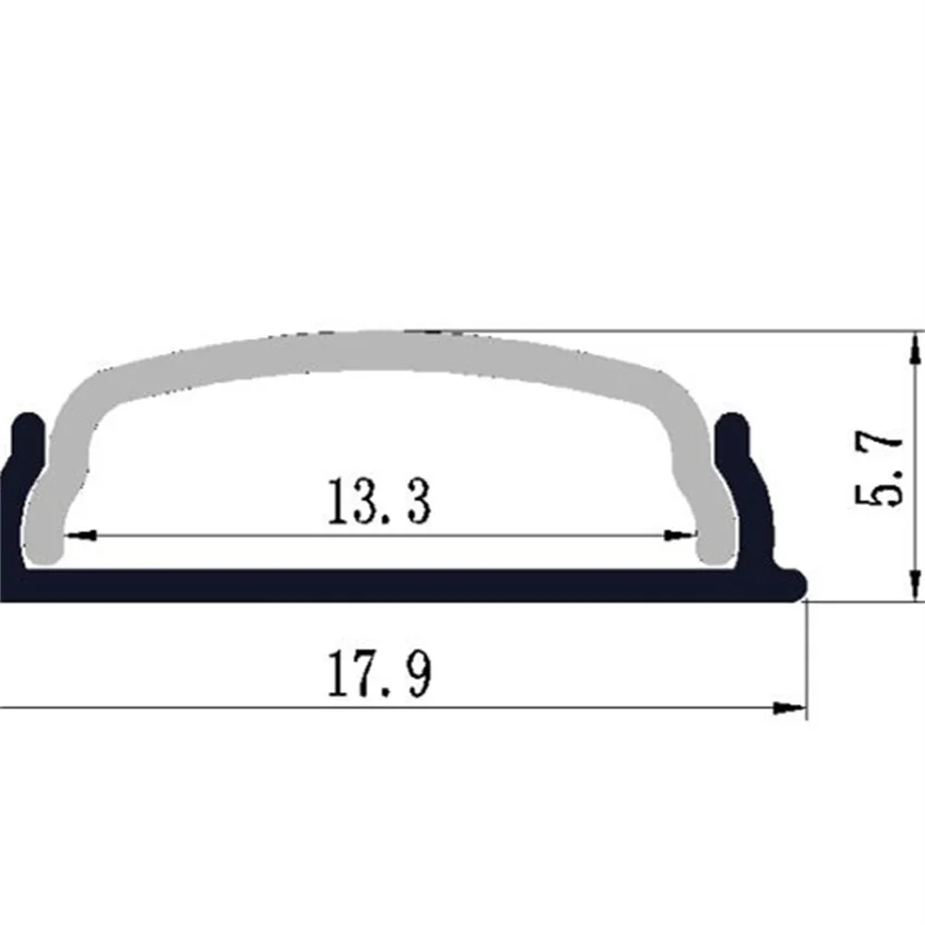 Free Shipping Flexible LED Channel with Milky White Cover Lens Bendable Aluminum Profile Housing Diffuser for Strip Tape Light | Лампы и