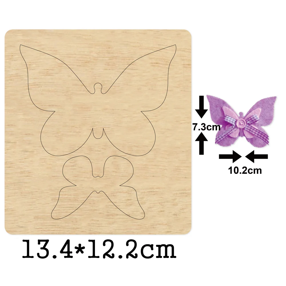 

Butterfly Cut Wood Dies 2020 New Die For Leather Cloth Paper Crafts Wooden Dies Fit Common Die Cutting Machines on the Market