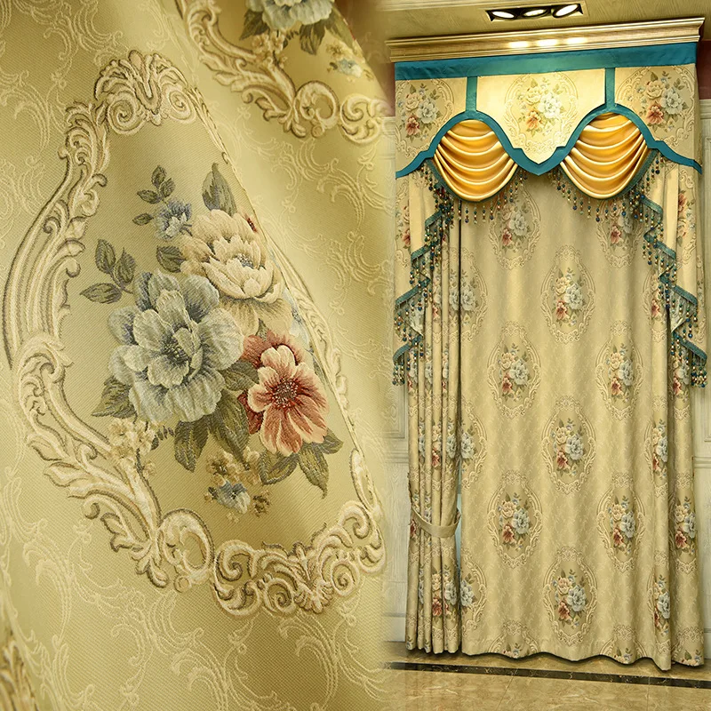 Занавеска для гостиной современный минималистичный жаккардовый занавес s