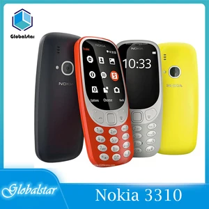 nokia 3310 2g 2017 refurbished original mobile phone single sim dual sim 2 4 2g gsm cellphone original unlocked 3310 2017 free global shipping