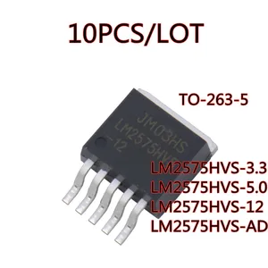 10PCS/LOT LM2575HVS-3.3 LM2575HVS-5.0 LM2575HVS-12 LM2575HVS-ADJ TO-263-5 LM2575 SMD Voltage Regulator Chip New In Stock