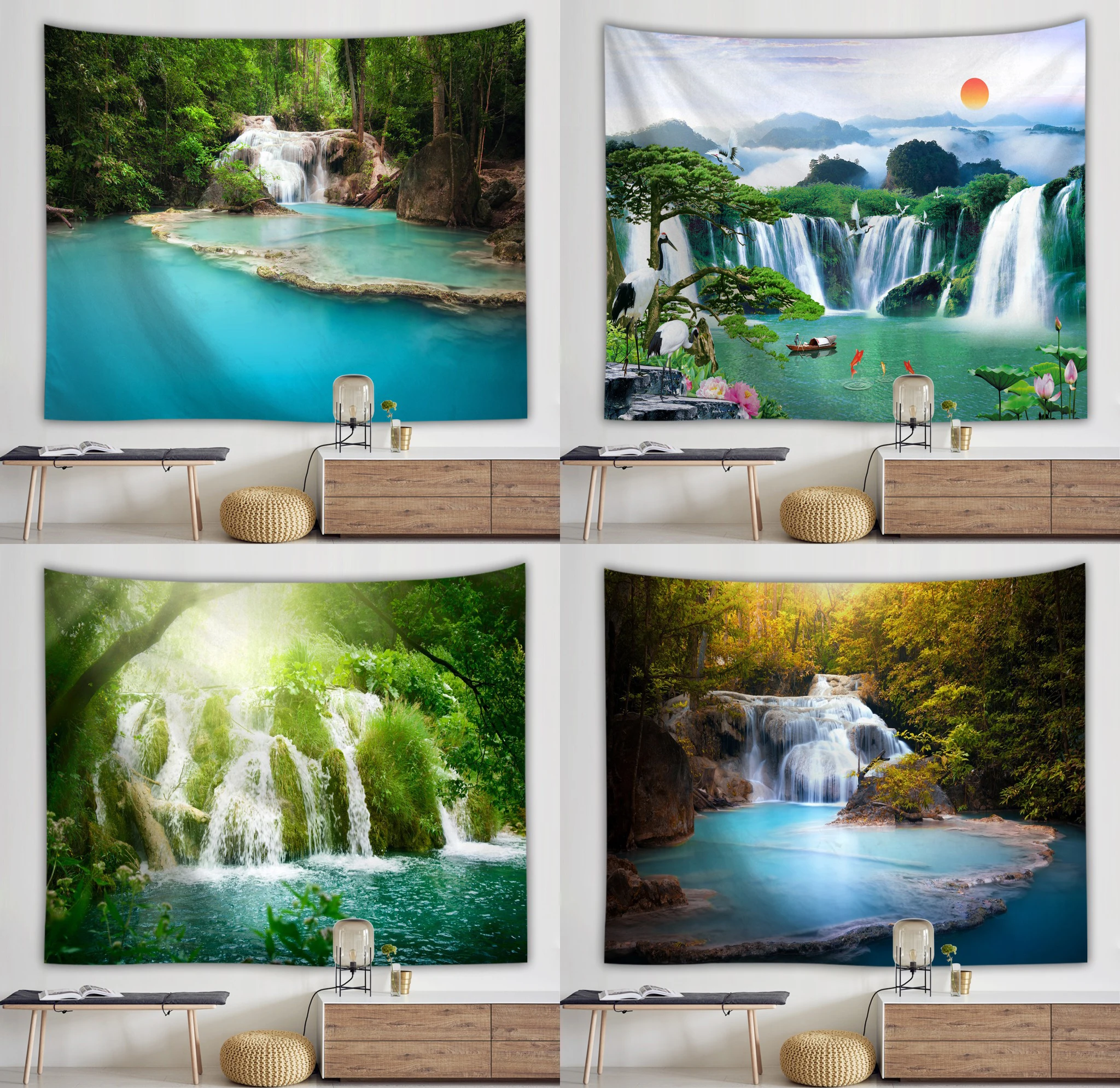 

Настенный гобелен с изображением большого тигра, Льва, 150 Х200 см