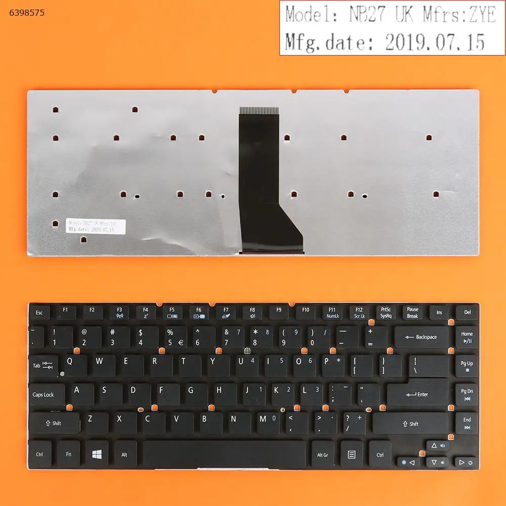 

US QWERTY New Replacement Keyboard for Acer Aspire 3830 3830t 3830G 3830TG 4830 4830t 4830TG 4830Z 4755 4755g Laptop Black