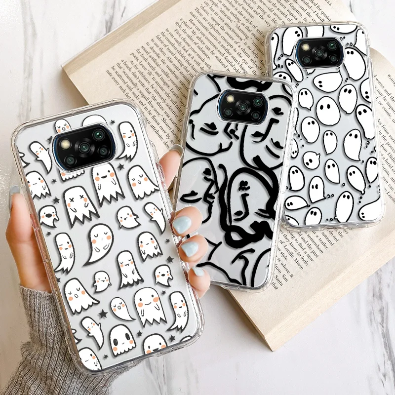 

Poco X3 Pro Case For Xiaomi Redmi Note 10 Pro Case Redmi Note 11 10 9 8 9A 9T 9C NFC Poco M3 M4 Mi 12 11T 12X Cover Cute Funda