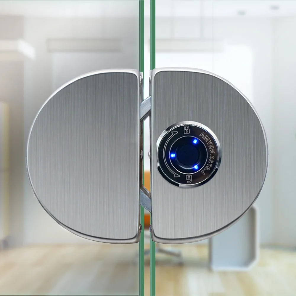 Электронный замок отпечатка пальца для офиса электронный дверной цифровой умный навесной с отпечатком