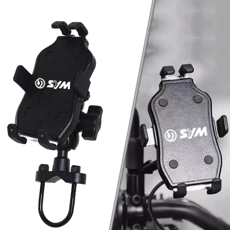 

For SYM JP150 GR125 Fiddle 3 FNX150 Maxsym 400i 600i Motorcycle Accessories Handlebar Mobile Phone Holder GPS Stand Bracket