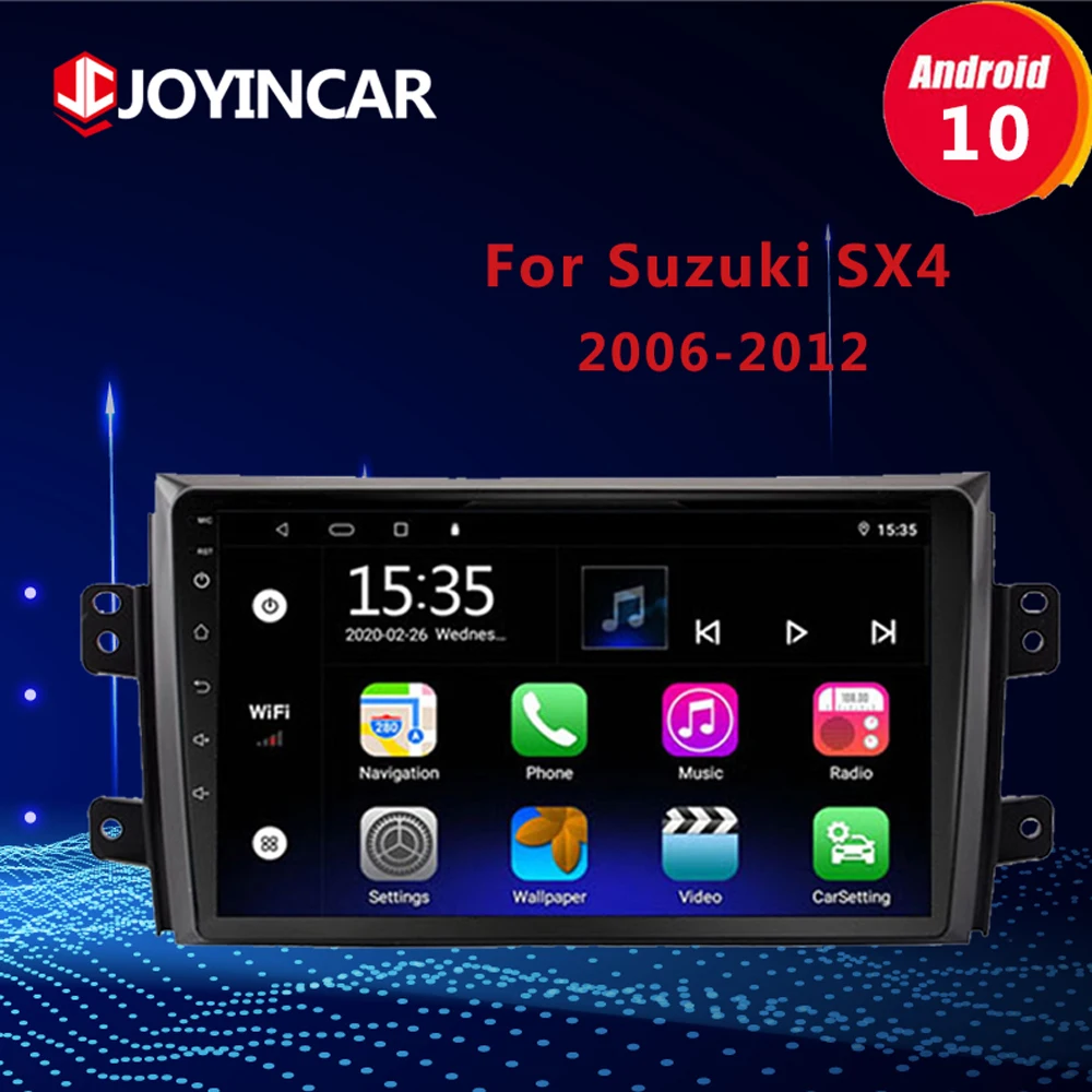

Автомобильный мультимедийный плеер, 9 дюймов, 2din, Android 9,1, стерео радио для Suzuki SX4 2006, 2007, 2008, 2009, 2011-2012, GPS-навигация, Wi-Fi, Carplay