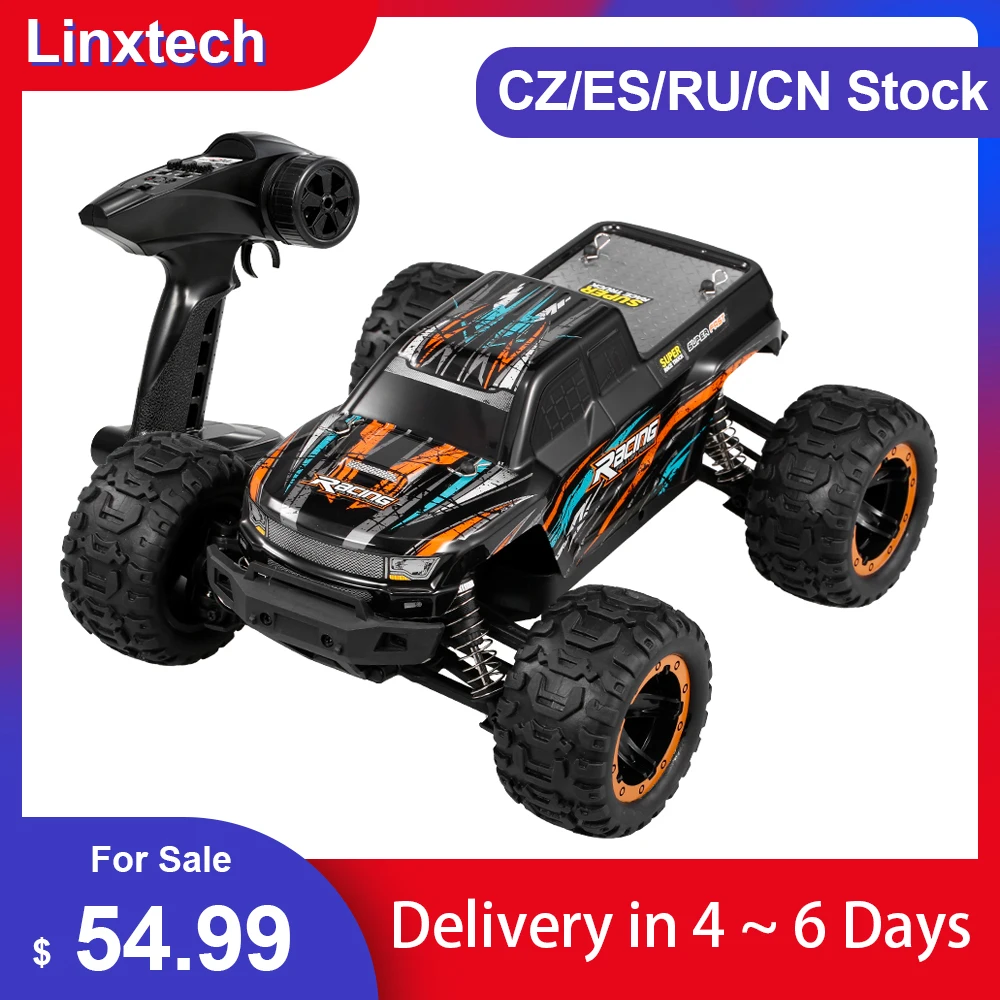 Linxtech 16889 1/16 30/45 км/ч гоночный RC бесщеточный автомобильный двигатель 4WD большая