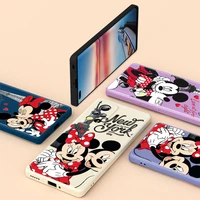 pink mickey mouse london for honor 20i x20 x10 10x 10i 9x 9c 9s play 3 4 5 pro lite 5g phone case liquid silicone soft cover