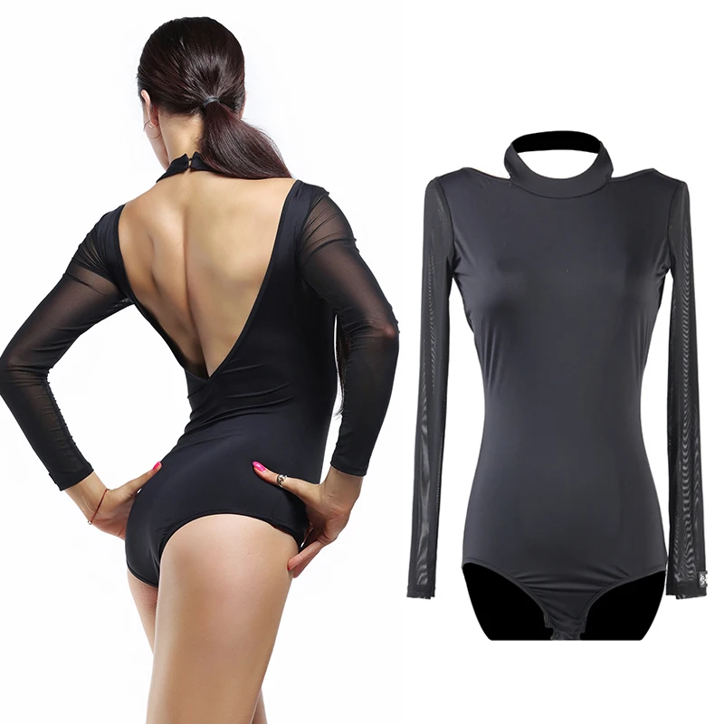 Новинка сексуальные топы для латиноамериканских танцев с открытой спиной