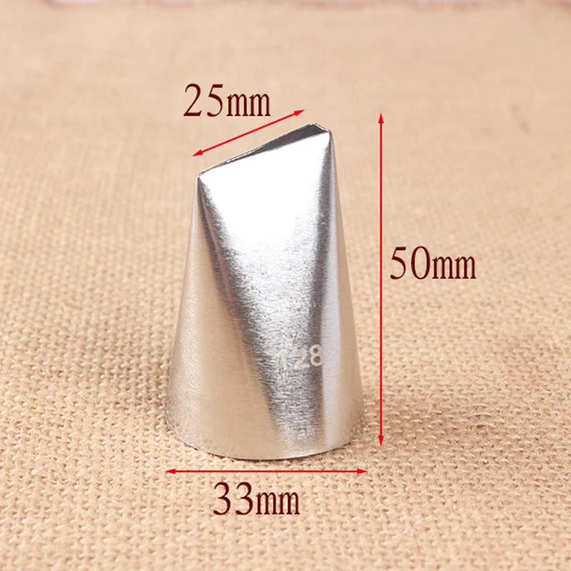 #128 большая Роза из нержавеющей стали лепесток DIY Большая глазурь советы по