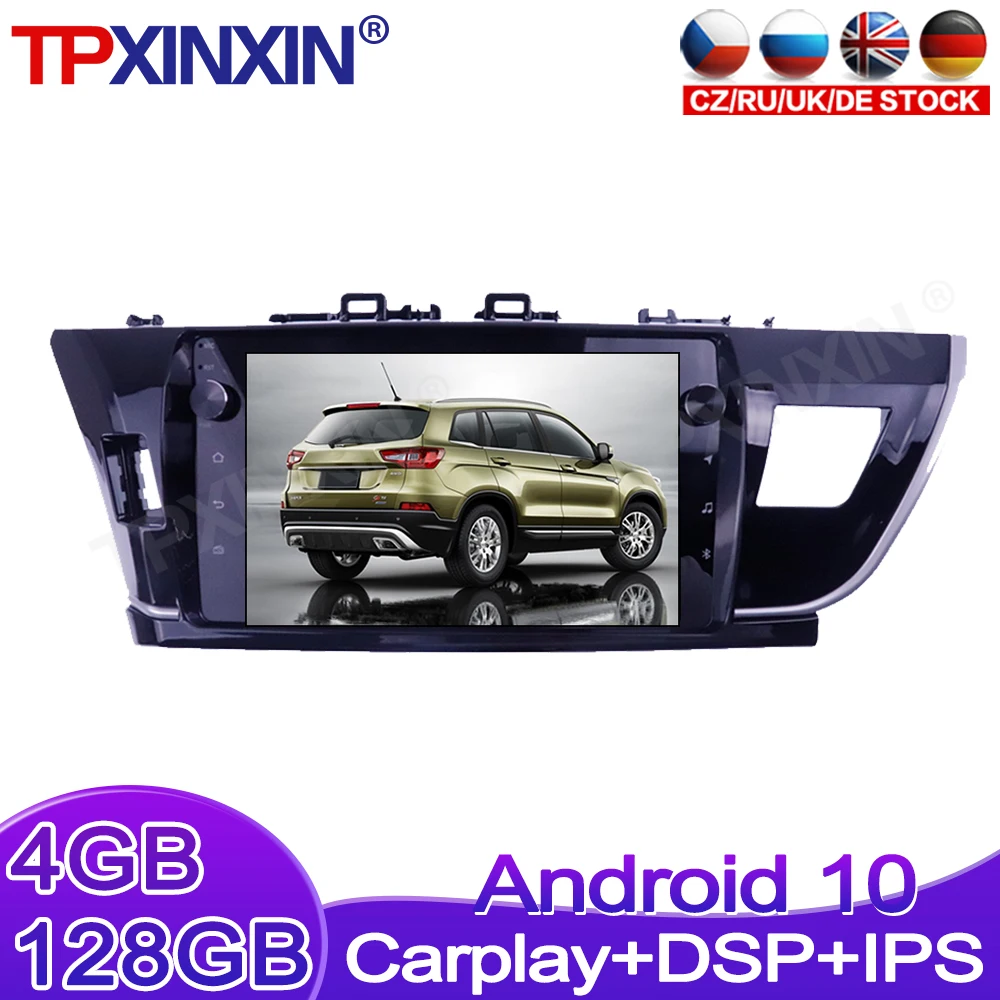 

Магнитола для Toyota Corolla, мультимедийный стерео-проигрыватель с GPS-навигацией, Android 128G, для Toyota Corolla 2013, 2014, 2015, 2016