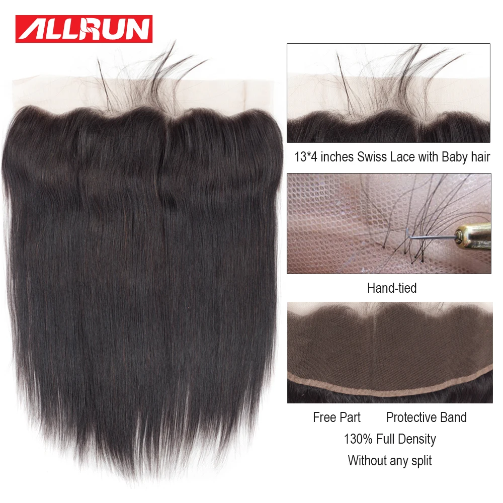 

Brazilian Straight Bundles With Frontal 13*4 Bundles With Closure Human Hair Bundles Human Hair Bundles With Closure Non-remy